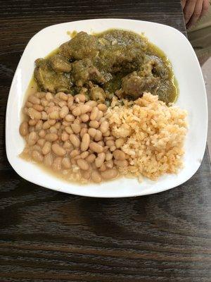 Costillas chile verde