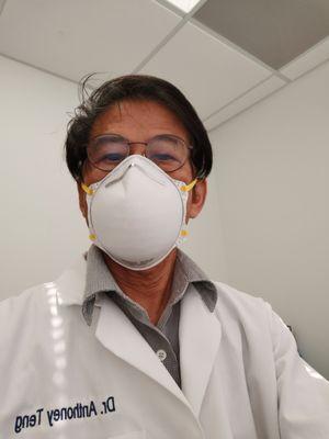 Wearing a good-quality facial mask at the visit to Oriental Medical Center of Beverly Hills is a must.