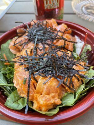 Spicy & Garlic Salmon Bowl