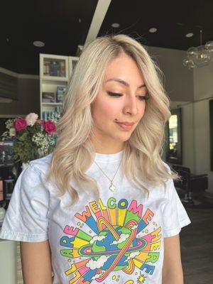 Living the Blonde life! Hair by Jeanne