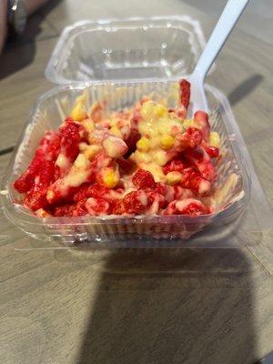 Hot Cheetos with Elote