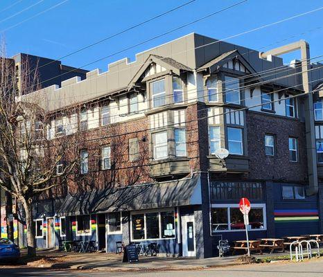 Exterior at 13th & E Jefferson (11/28/23)