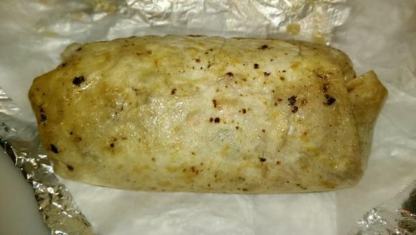 The steak burrito.