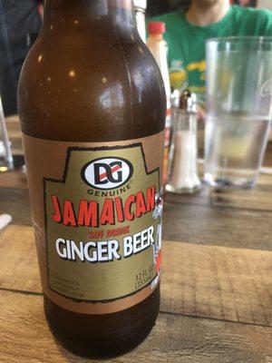 Spicy Jamaican ginger beer.