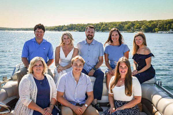 The O Team together on Lake Geneva