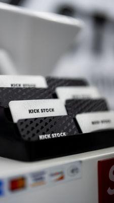 Make a lasting impression with premium Kick Stock business cards.