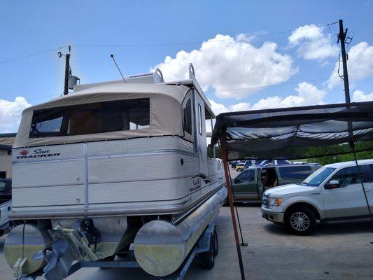 Boat cover repair