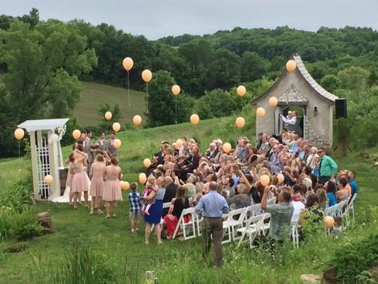 Vineyard Terrace, wedding ceremony site holding up to 200 people