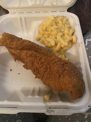 Catfish and Mac and Chesse