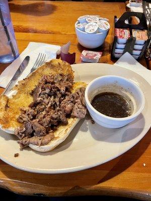 Prime Rib Dip Sandwich