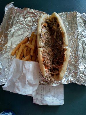 Philly cheese steak is on point