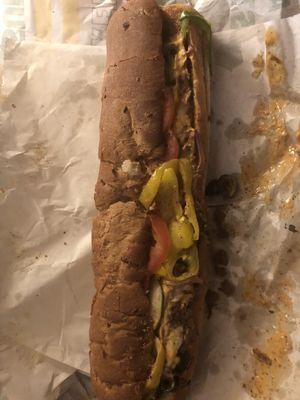 Hot Steak & Cheese footlong