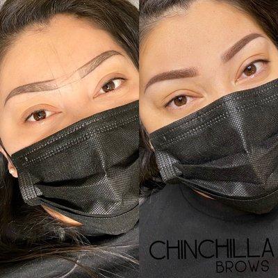 Permanent Ombre Brows! The predraw and final results!