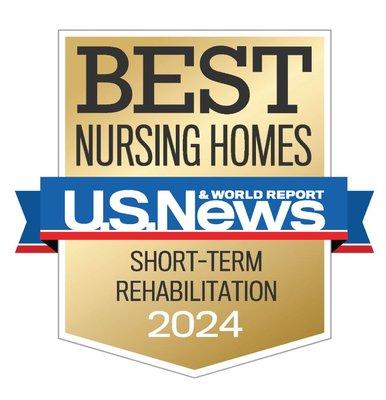 Villages Rehab & Nursing Center is rated as BEST for Short-Term Rehabilitation in 2024 by US News & World Report.