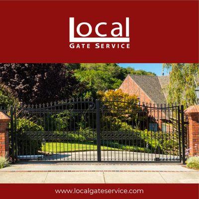 Driveway Dual Swing Gate By Local Gate Service