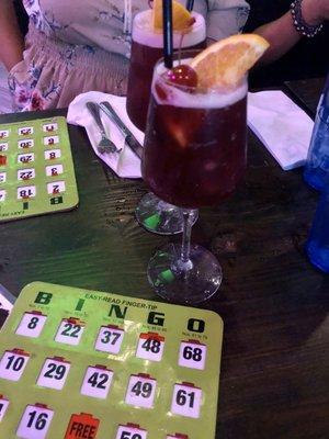 Bingo and cocktails