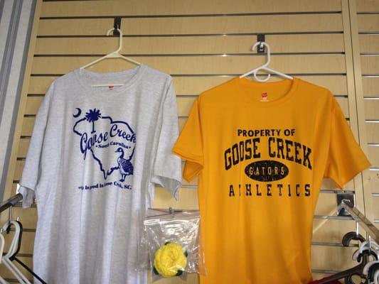 New - Goose Creek and Goose Creek High T-shirts