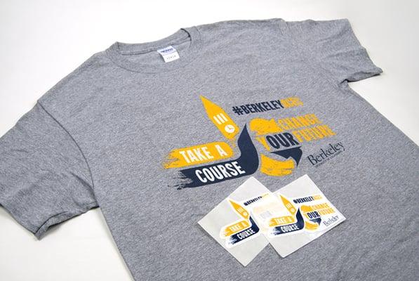 UC Berkeley T- Shirt Decal