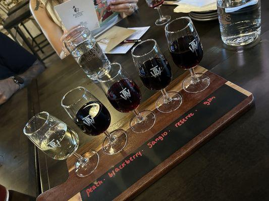 Wine Flight, delicious and fun!