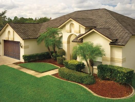 Shingles are economical and have many different styles and colors.