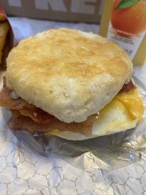 Bacon, Egg & Cheese Biscuit