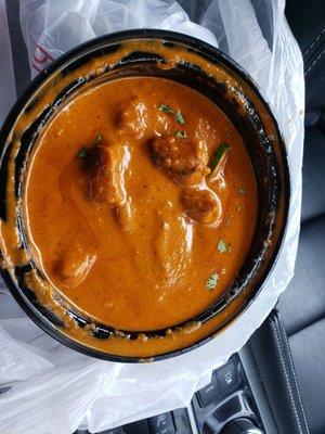 Chicken tikka masala, July 2021. Deeeeelicious!!! I ordered it "medium" spicy.