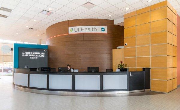 new redesign lobby at Outpatient Care Center