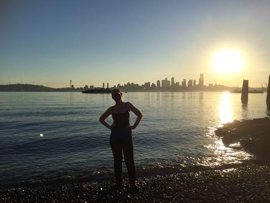 And I'm PADI certified at alki beach!! Can't beat the view!