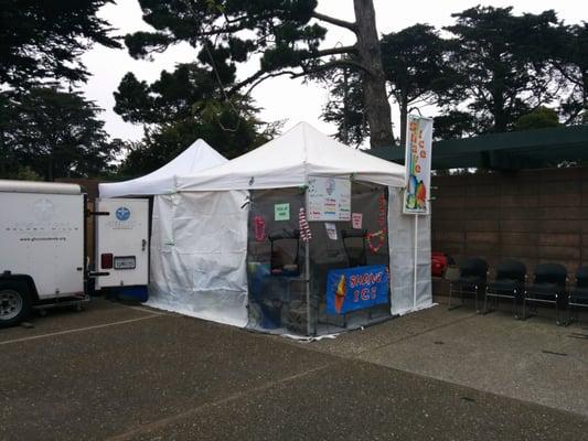 Shave ice stand