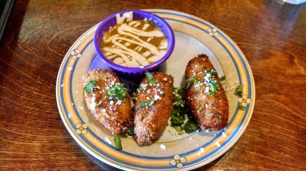 Croquettes on happy hour menu