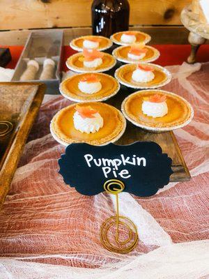 Mini pumpkin pies