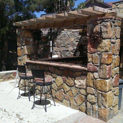 Rainbow rock Pergola