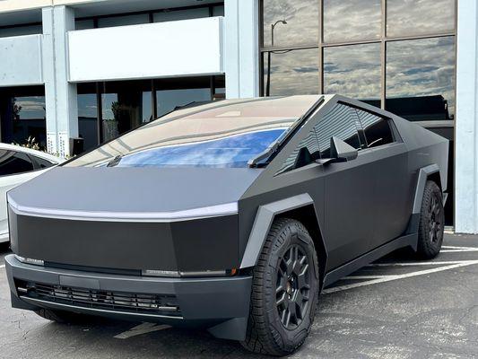 2024 TESLA Cybertruck - Full Matte Black PPF + Tint