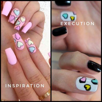 Vy day nail art