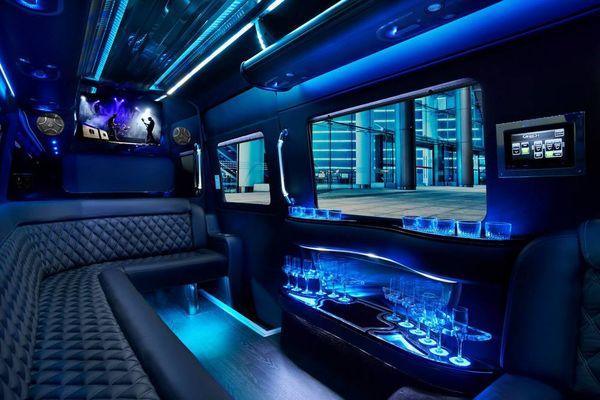 The Sprinter's incredibly luxurious interior