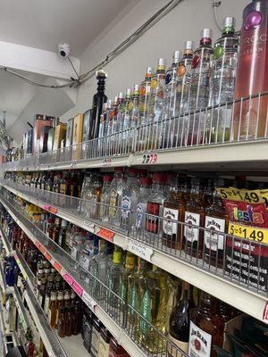 Nice selection of Hard Liquor includes Cognac, Whiskey, Rumm, Vodka, Tequila and more.