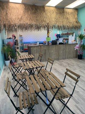 Inside view - Hawaiian Themed Vibe!