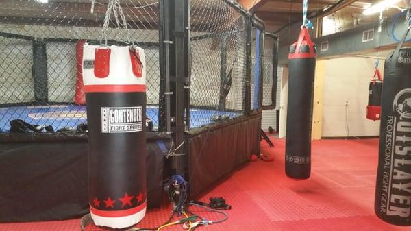 We added 4 more sand bag's n new weight equpement!