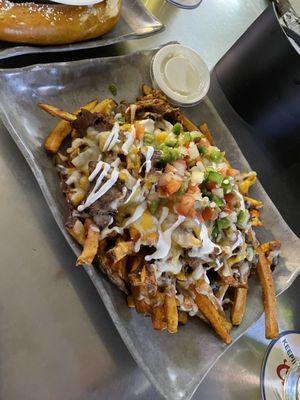 Carne asada fries.