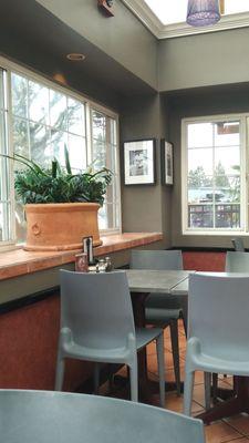 Sunroom dining area!