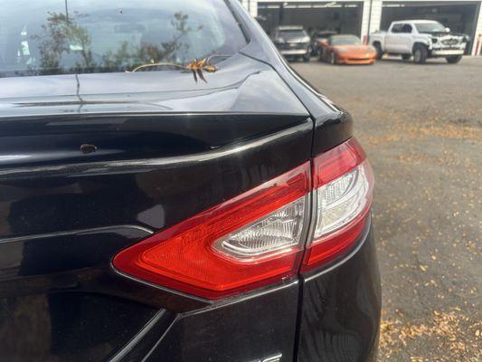 Trunk spoiler Right Side