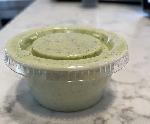 Jalapeño Crema sauce for an astounding $1.50.