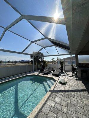 Pool enclosure