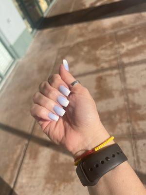 Ombré acrylics