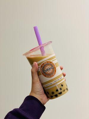 Roasted Oolong Milk Tea with Boba (Large)