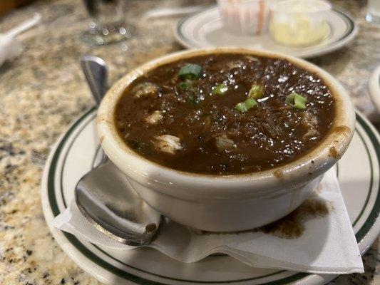 Shrimp & crab gumbo. Phenomenal.