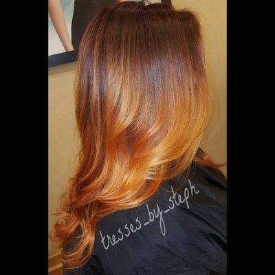 Fun and beautiful color melt I got to create!