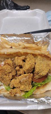 Catfish poboy