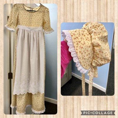 Rebecca can literally make anything. Here is a Prairie Day costume that she completely rocked!