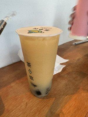 28. Yakult Tea with grass jelly